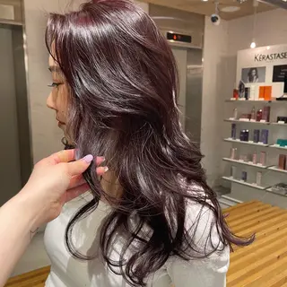 ロング カラー nameless miichiのヘアスタイル