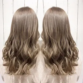 セミロング カラー パーマ ヘアアレンジ RecheRche【池袋】所属・👑指名率No.1 👑坂口飛翔のヘアスタイル