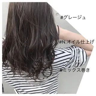 セミロング カラー パーマ ヘアアレンジ メンズ キッズ マツエク・マツパ Luela堅田所属・田中 裕士のヘアスタイル