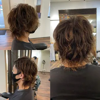 パーマ メンズ Leggu所属・木田 智大のヘアスタイル