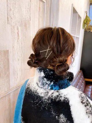 ロング カラー ヘアアレンジ Stir maison[ステアメゾン]所属・layer cut /MIKUのヘアスタイル