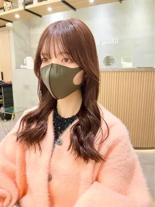 ロング レイヤー縮毛矯正 ささきすずね💗のヘアスタイル