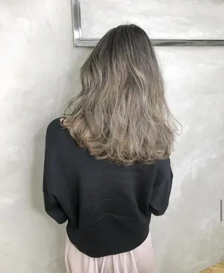 セミロング カラー ANGELICA 天理店のヘアスタイル