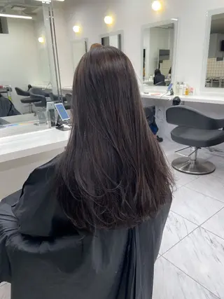 セミロング カラー ヘアアレンジ Over hair所属・Over hair_ misakiのヘアスタイル