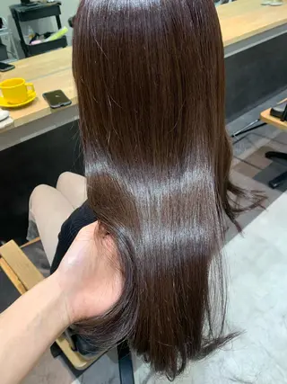 ロング カラー hub hair レイヤー/透明感のヘアスタイル