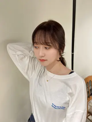 セミロング カラー ヘアアレンジ 【代表】 たき〜のヘアスタイル