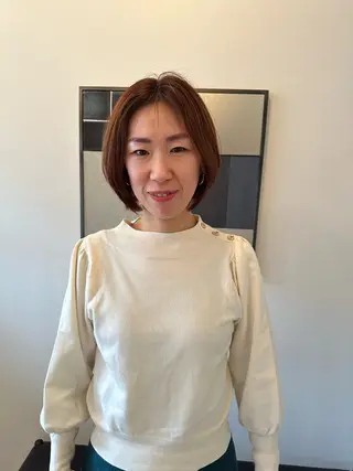 カラー 伊東 昭美のヘアスタイル