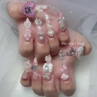 ネイル HANA 長さだしのネイルデザイン