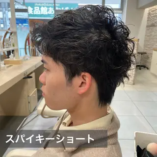 パーマ メンズ ダウンパーマ特化💎 ボブ・レイヤーりなのヘアスタイル