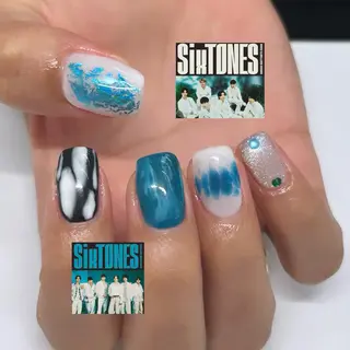 ネイル プライベートネイルサロンone nail所属・one nail 【推し/概念ネイル】のネイルデザイン