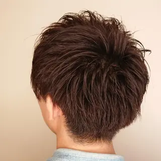 メンズ カラー パーマ ヘアアレンジ ブリーチ/ヘアケア/ 艶髪/イギチハルのヘアスタイル