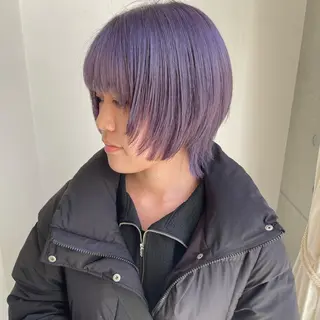 ショート カラー ショート/ブリーチ mizuki🐋のヘアスタイル