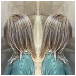 セミロング カラー 小山内 龍一郎 店長のヘアスタイル