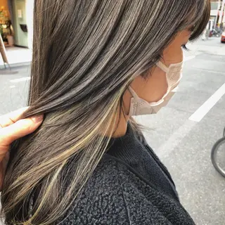 セミロング カラー luve heart's And Be minamisemba所属・脇坂 佳世の眉毛・アイブロウイメージ