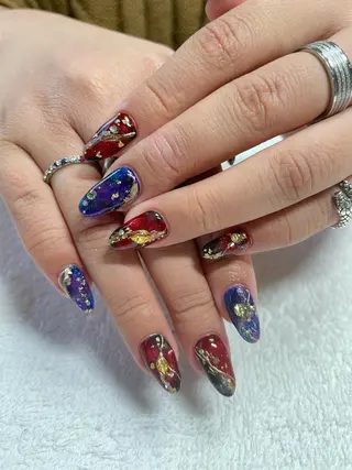 ミディアム カラー ネイル Greace la vie所属・Greace  la vieのネイルデザイン