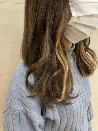 セミロング haf店長 ✂︎タカハシレン✂︎のヘアスタイル