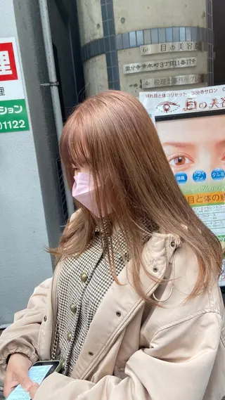 セミロング 透明感カラー／メンズ 特化kazumaのヘアスタイル