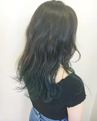 ロング カラー 永井 大希のヘアスタイル