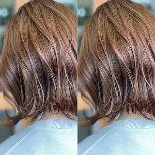 ミディアム カラー Snaly カラー特化ページのヘアスタイル