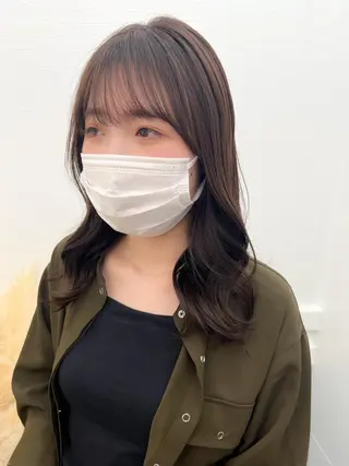 ロング カラー YURAGI🤍 SAEのヘアスタイル