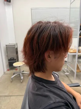 カラー パーマ メンズ 竹山 功起のヘアスタイル