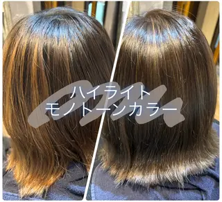 ショート カラー 🌙透明感カラー/ 丁寧施術|松本のヘアスタイル