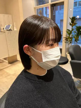 ミディアム 🥀韓国ヘア🥀 宮津真菜のヘアスタイル