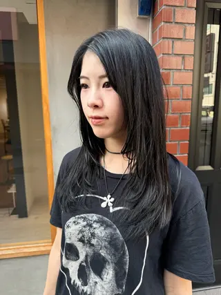 セミロング A.Ｍ.hair所属・レイヤーカット/ 髪質改善/福本凌のヘアスタイル