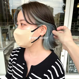 ミディアム 武田 清久のヘアスタイル