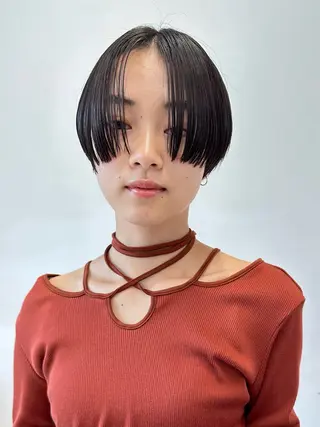 ショート sea by luvismけやき通り2号店所属・ボブ/ショート/ 縮毛矯正/岸本恭明のヘアスタイル