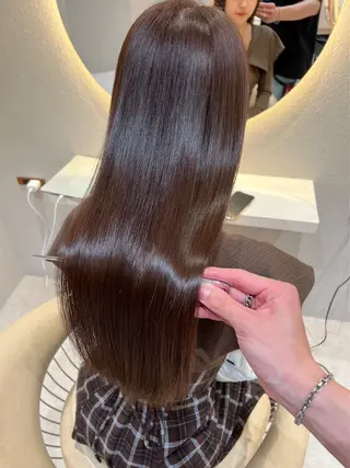 ロング 🩵縮毛矯正・ボブ 岩原朋也🩵のヘアスタイル