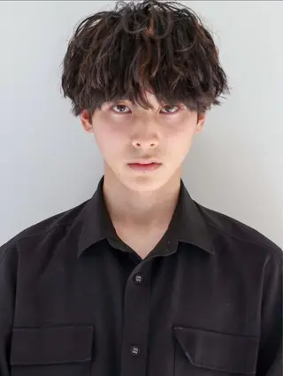 メンズ ︎︎🌟韓国艶カラー ︎🌟璃奈 (ﾘﾅ)のヘアスタイル