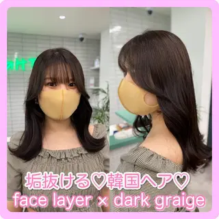 セミロング カラー 推しヘア🎀 NATSUNEのヘアスタイル