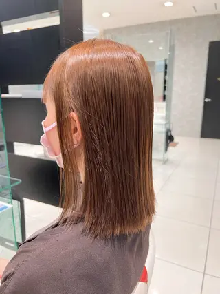 ミディアム 【元住吉の艶髪の神様 】💓モリモト💓のヘアスタイル