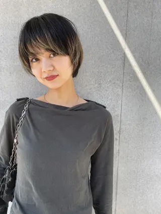 ショート カラー センスをお届けします 大谷将生INFPのヘアスタイル