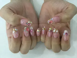 ネイル 💎🐰 saki. m 🐰💎のネイルデザイン