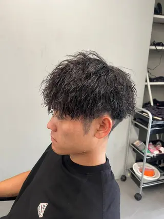 パーマ メンズ 立川/過去1の毛流れ パーマ/しゅーとのヘアスタイル