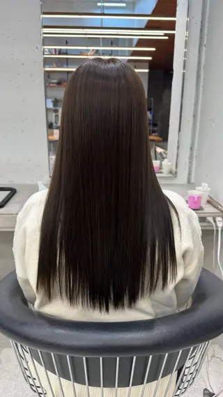 ロング sweetroom平塚所属・⭐️縮毛矯正 氷室翔也カラー⭐️のヘアスタイル