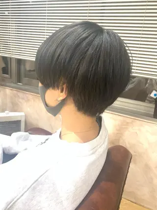 ショート カラー 髪質改善&韓国風 RINAのヘアスタイル