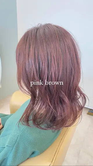 ミディアム カラー 🫧ペール系カラー /デザイン秀喜🫧のヘアスタイル