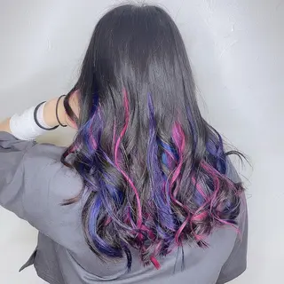 セミロング カラー 熊谷ウルフ・レイヤー あゆむのヘアスタイル