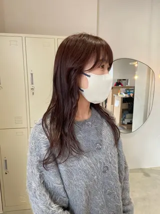 ロング 石川 瑠琉のヘアスタイル