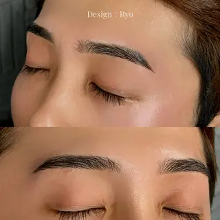 アイブロウ メンズ眉毛☑️ Ryoの眉毛・アイブロウイメージ