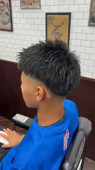 ショート メンズ B.B.Cams西原店所属・無料モデル募集中‼️ 安座間💈のヘアスタイル