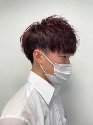 ショート メンズ 谷昂将　メンズ梅田 /パーマ/毛流れのヘアスタイル