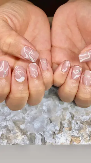 ネイル 13日3980円‼️ マグもデザインも◎のネイルデザイン