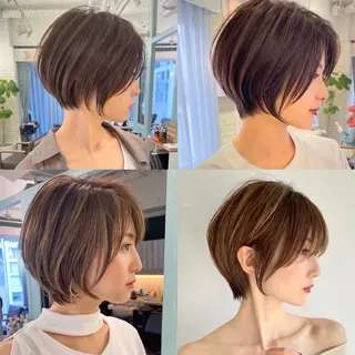 ショート 💎巻ける縮毛矯正/ 艶髪💎石渕智也のヘアスタイル