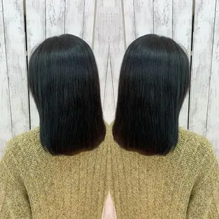 ミディアム カラー 髪質改善 Blumeのヘアスタイル