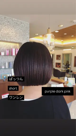 ショート カラー 加瀬 真弓のヘアスタイル