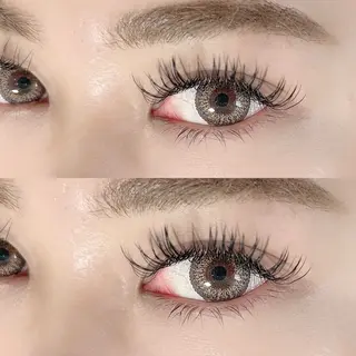 ロング カラー パーマ ヘアアレンジ メンズ キッズ ネイル マツエク・マツパ アイブロウ apopi's所属・真夜中のまつ毛 APOPI'Sのマツエク・マツパデザイン